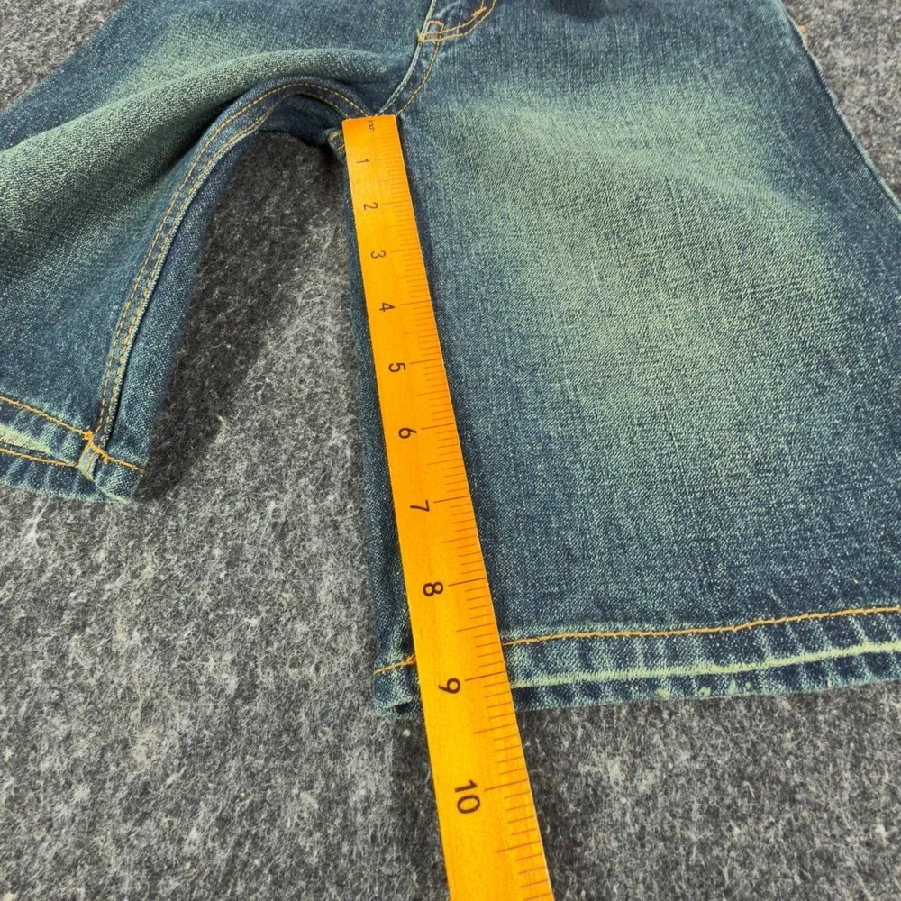 Levi's Y2K 549 Relaxed Straight Shorts Boys 7 Blue Denim NWT Adjustable Waist